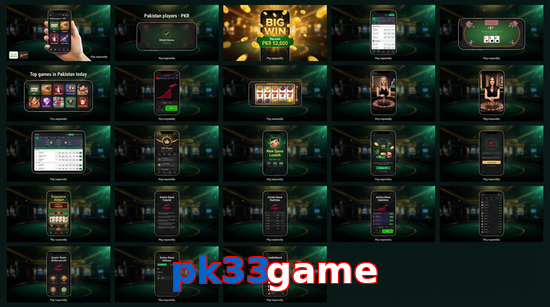Main screen of Pk33game bet page for PK players